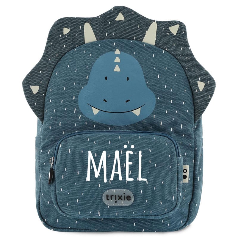 Sac Trixie Mr. Triceratops idéal maternelle, cartable école, Little Marmaille, magasin de jouets à Vannes