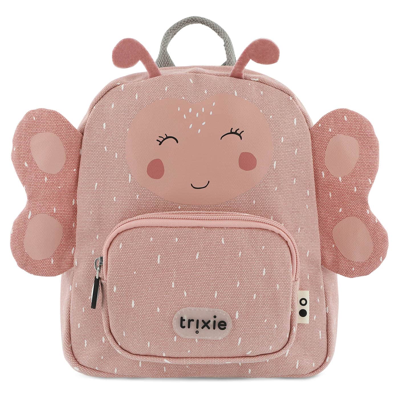 Sac à dos mme papillon de face sur fond blanc