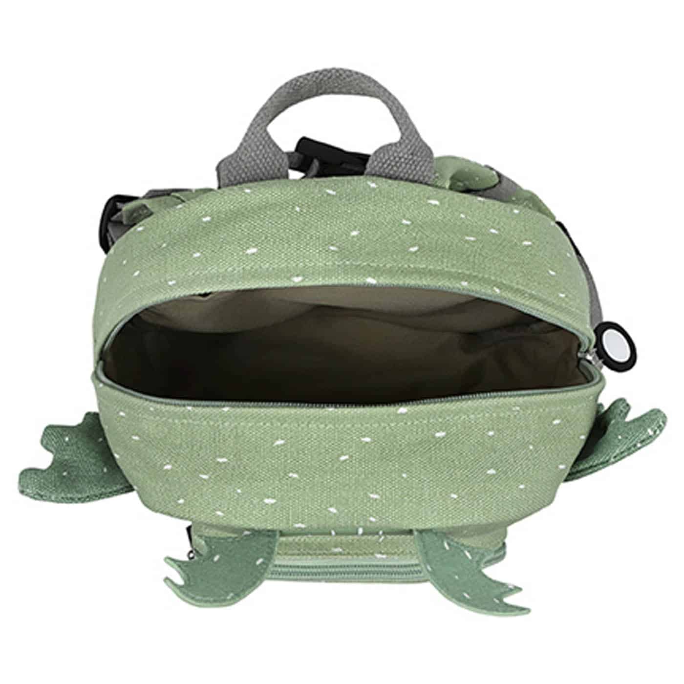 sac à dos mr dragon trixie de haut sur fond blanc