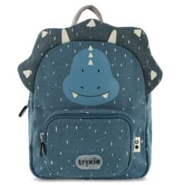 Petit sac à dos Mr Triceratops Trixie Baby de face sur fond blanc
