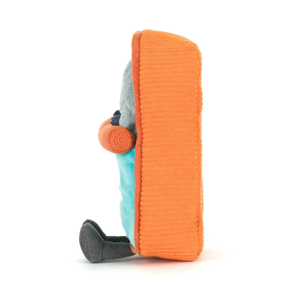 Doudou boîte de sardines Amuseables - Jellycat, vue de côté sur fond blanc