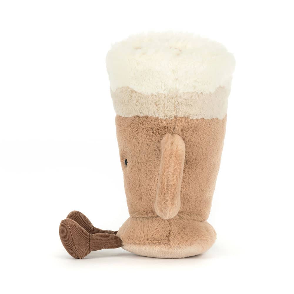 Doudou Amuseables Latte – Jellycat - Vu de côté sur fond blanc