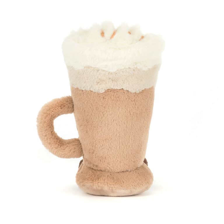 Doudou Amuseables Latte – Jellycat - Vu de dos sur fond blanc