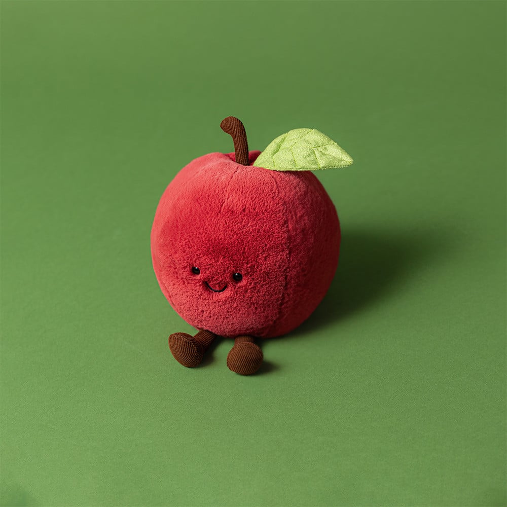 Doudou Amuseables Pomme – Jellycat - Vu de face