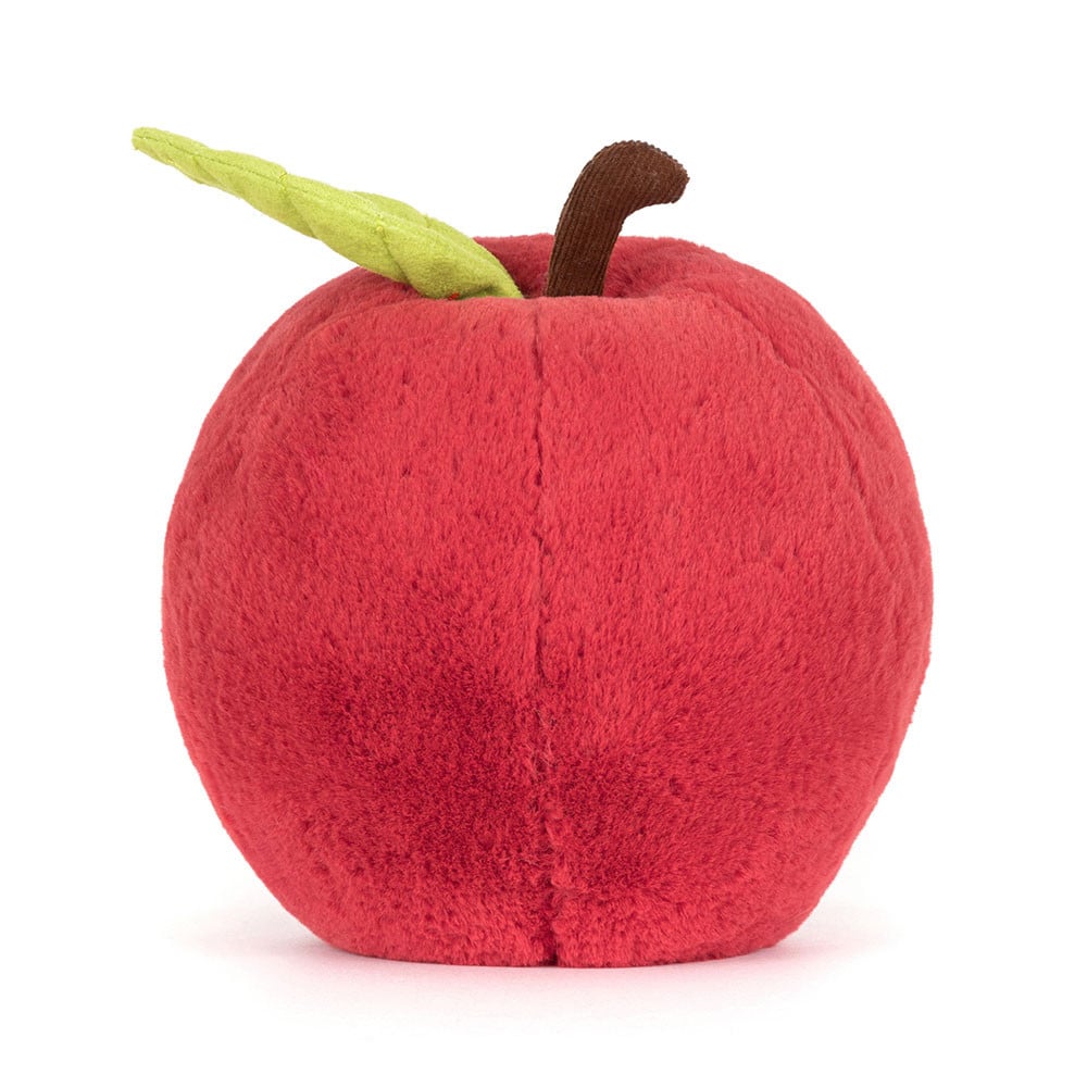 Doudou Amuseables Pomme – Jellycat - Vu de dos sur fond blanc