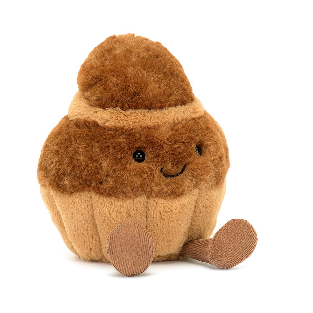 Doudou brioche Brigitte - Jellycat - Vu de face sur fond blanc