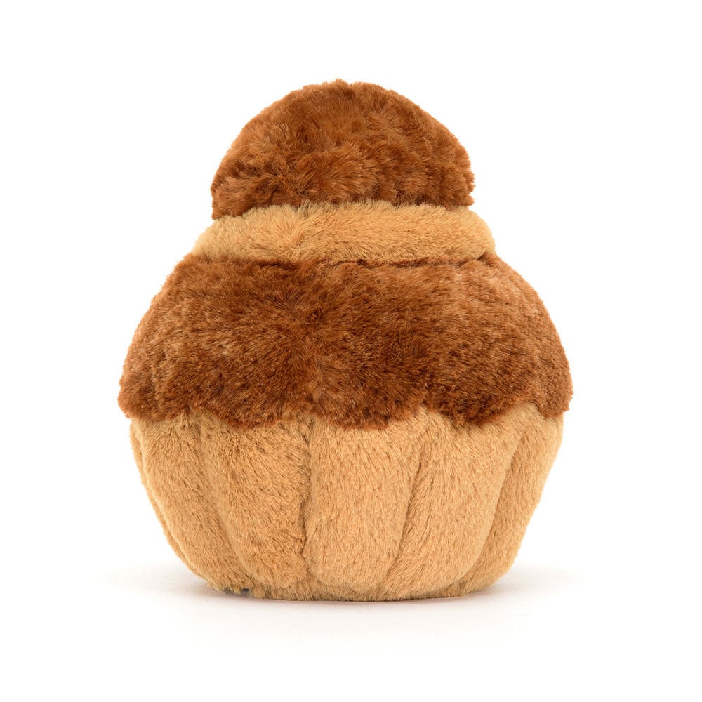 Doudou brioche Brigitte - Jellycat - Vu de dos sur fond blanc