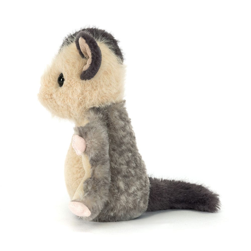 Doudou écureuil volant Lolly - Jellycat - Vu de côté sur fond blanc