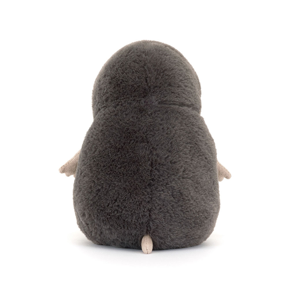 Doudou Muswell – Taupe – Jellycat - Vu de dos sur fond blanc