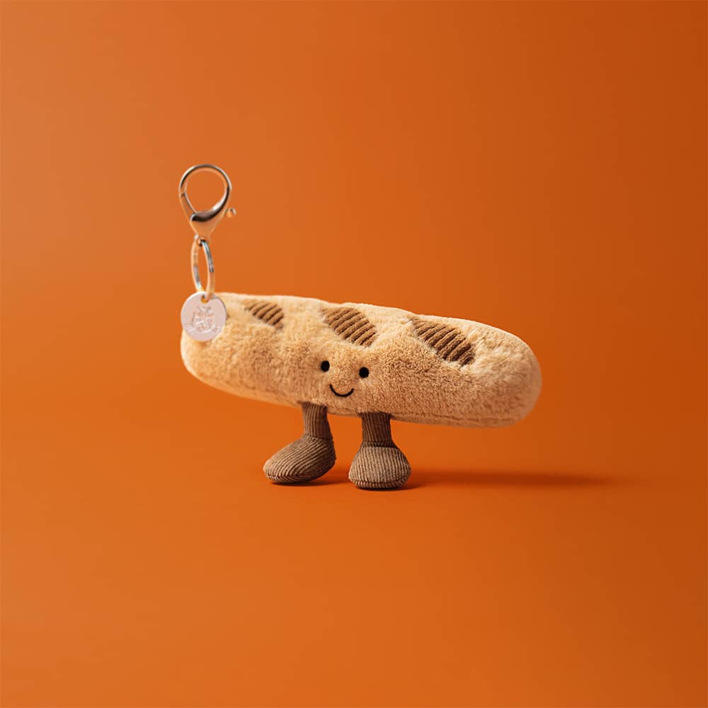 Porte-clés – Amuseables Baguette – Jellycat - Vu de face