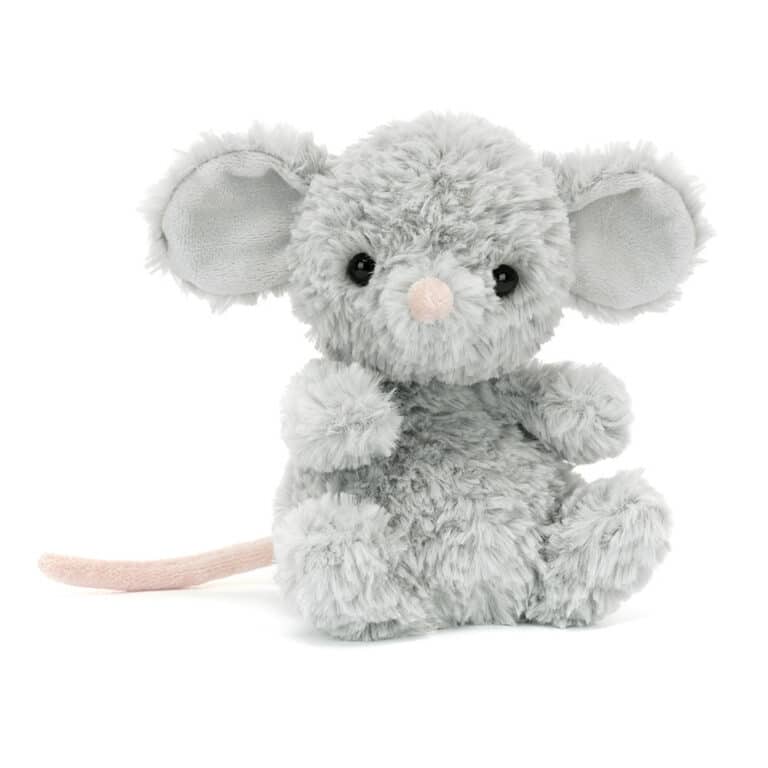 Peluche souris délicieuse - Jellycat - Vue de face sur fond blanc
