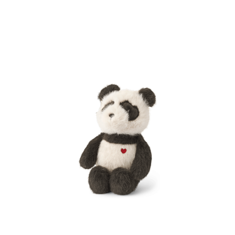 Hochet Panda Dania – Liewood - Vu de face sur fond blanc