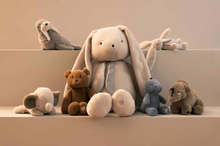 Peluche Bernis – Lapin - Gris – Liewood - Ambiance