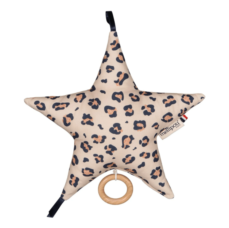 Coussin musical Étoile “Baker Léopard” - Game of Thrones – Mellipou - Vu de face sur fond blanc