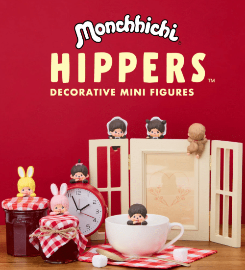 Monchhichi® Hippers - Sonny Angel, vue d'ambiance avec l'ensemble de la collection