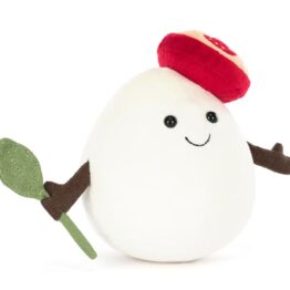 Peluche Mozzarella Jellycat, Collection Fromages, doudou fromage, idée cadeau originale, cadeau de Noël