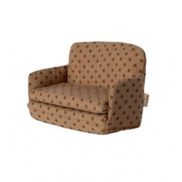 Canapé-lit pour souris et lapins - Pois - Maileg, vue de côté sur fond blanc