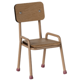Chaise - Rose poudrée - Maileg, vue de face sur fond blanc - Idées cadeaux Noël 2025, Liste de naissance, Magasin pour bébé à Vannes Lorient