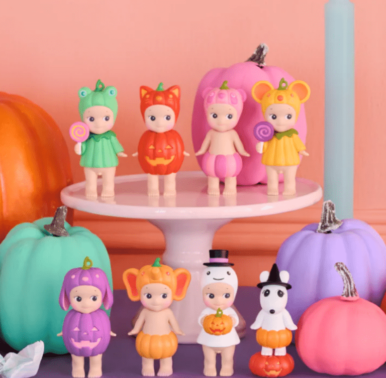 Sonny Angel® Pumpkin patch series, vue d'ambiance de l'ensemble de la collection