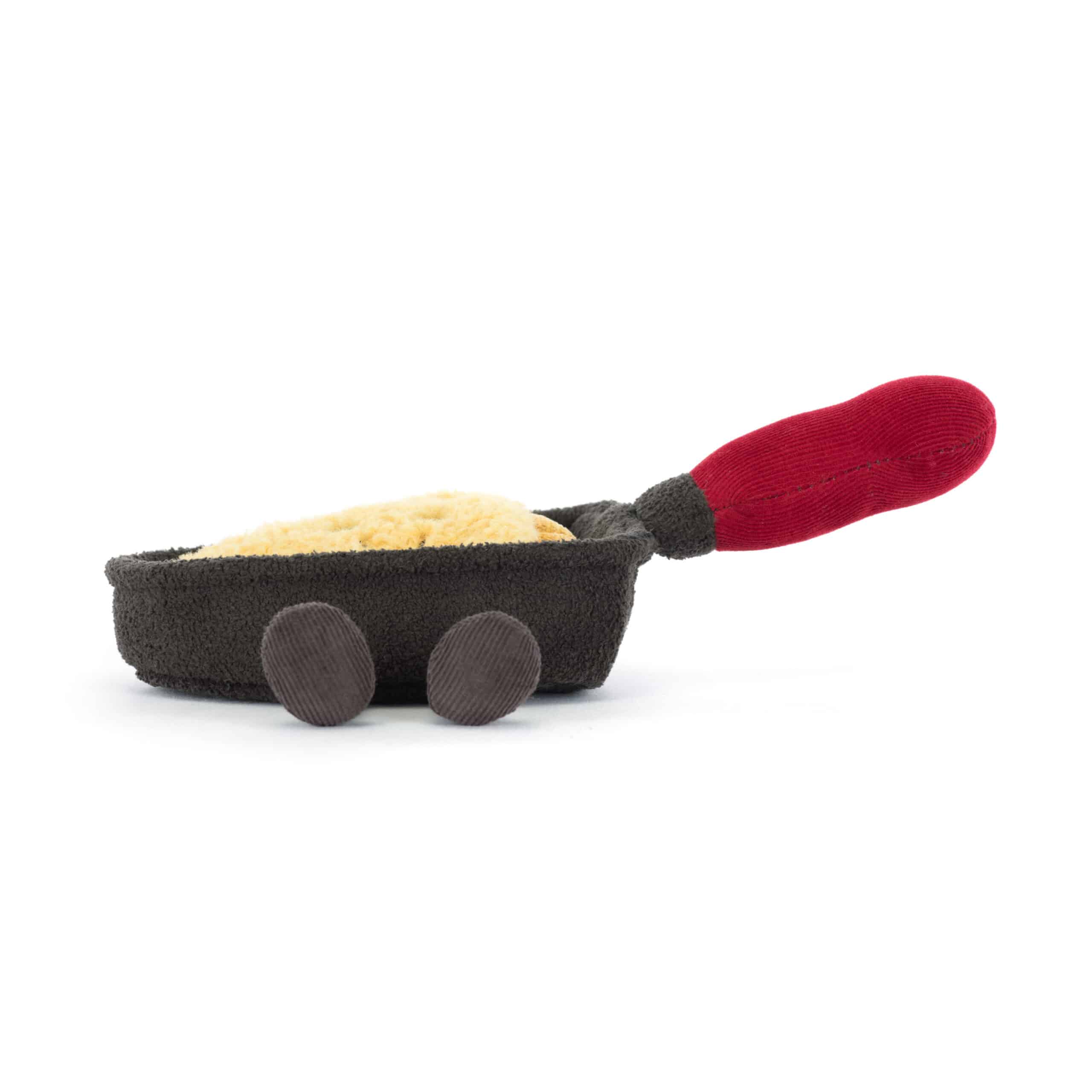 Doudou amuseables raclette de Jellycat - Vu de côté sur fond blanc