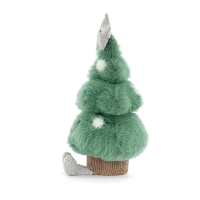 Doudou amuseables Sapin de Noël - Jellycat - Vu de côté sur fond blanc