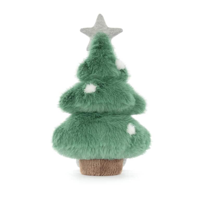 Doudou amuseables Sapin de Noël - Jellycat - Vu de dos sur fond blanc