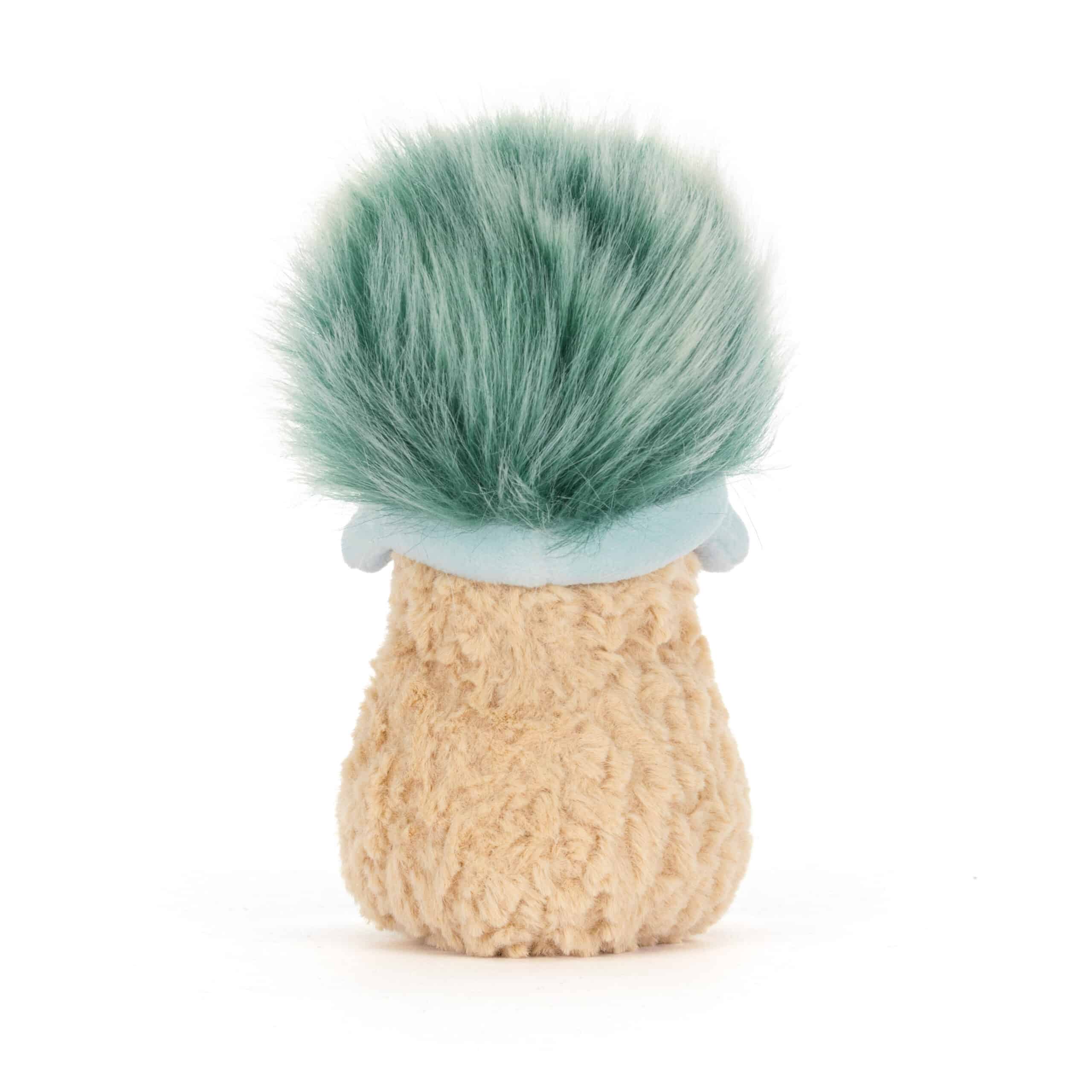 Doudou cacahuète après ski de Jellycat - Vu de dos sur fond blanc