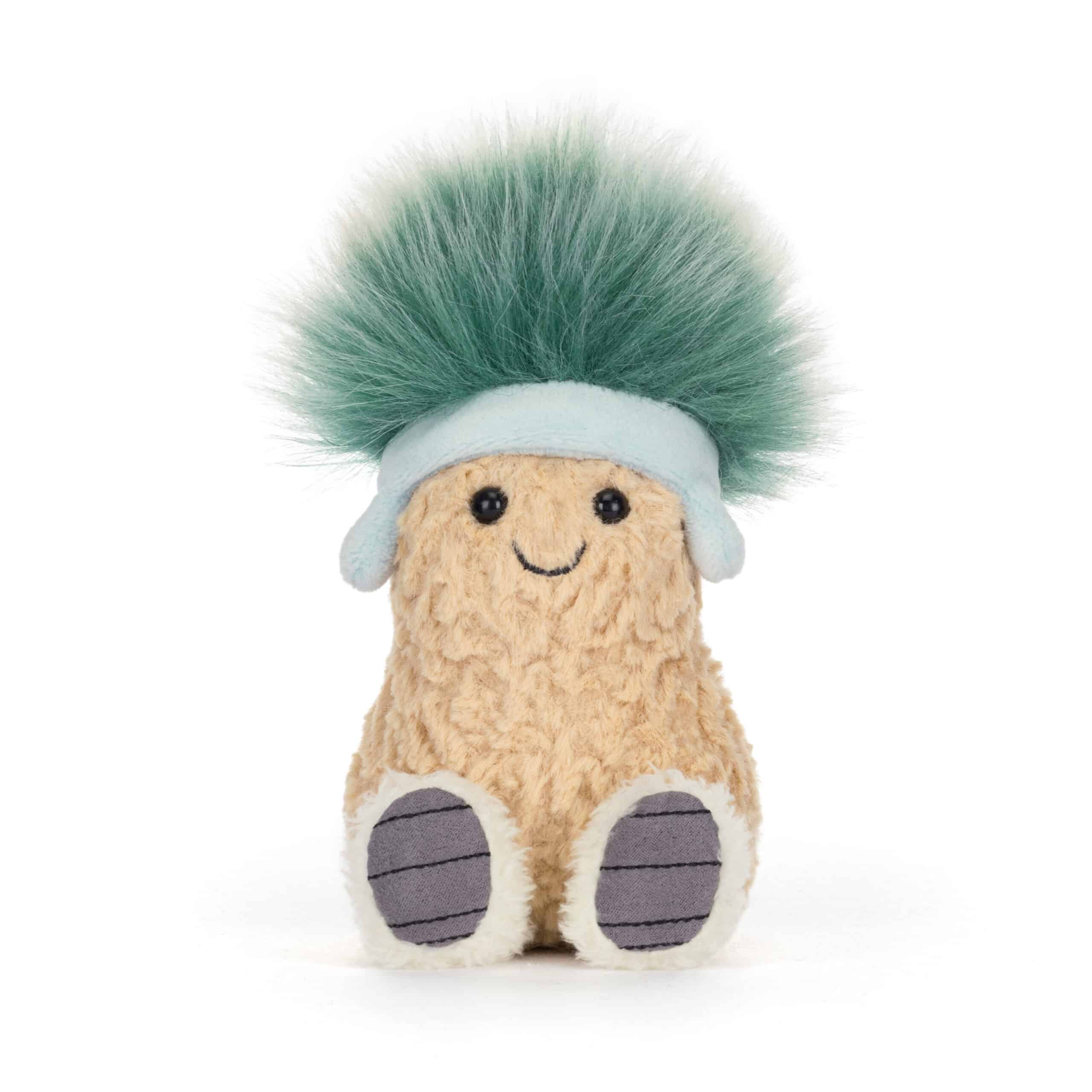 Doudou cacahuète après ski de Jellycat - Vu de face sur fond blanc