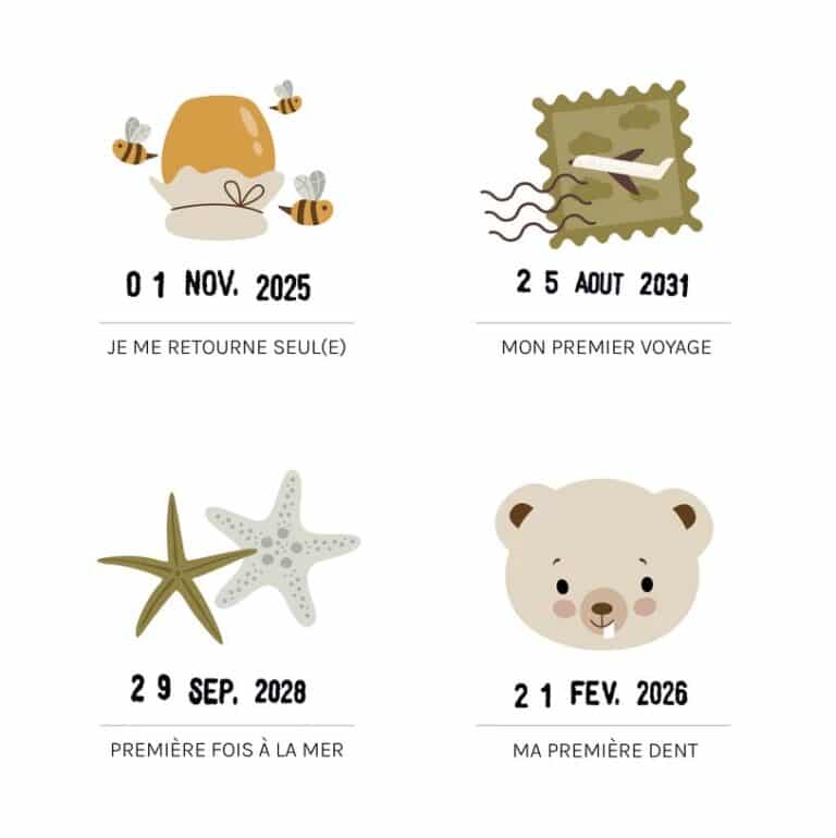 Affiche « Mes premières fois – Ourson » - Zoom