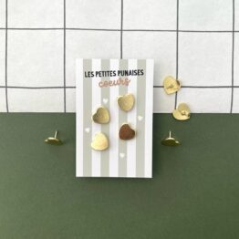 Les Petites Punaises Cœurs - Les Petites Dates - Vues de face