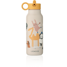 Gourde à travers le monde de Liewood -Vue de face sur fond blanc