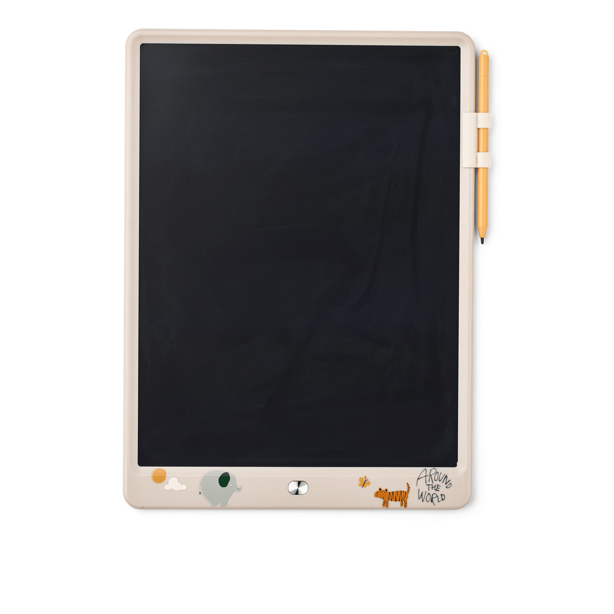 Grande Tablette à dessin magique Zora – À travers le monde – Liewood - Vue de face sur fond blanc