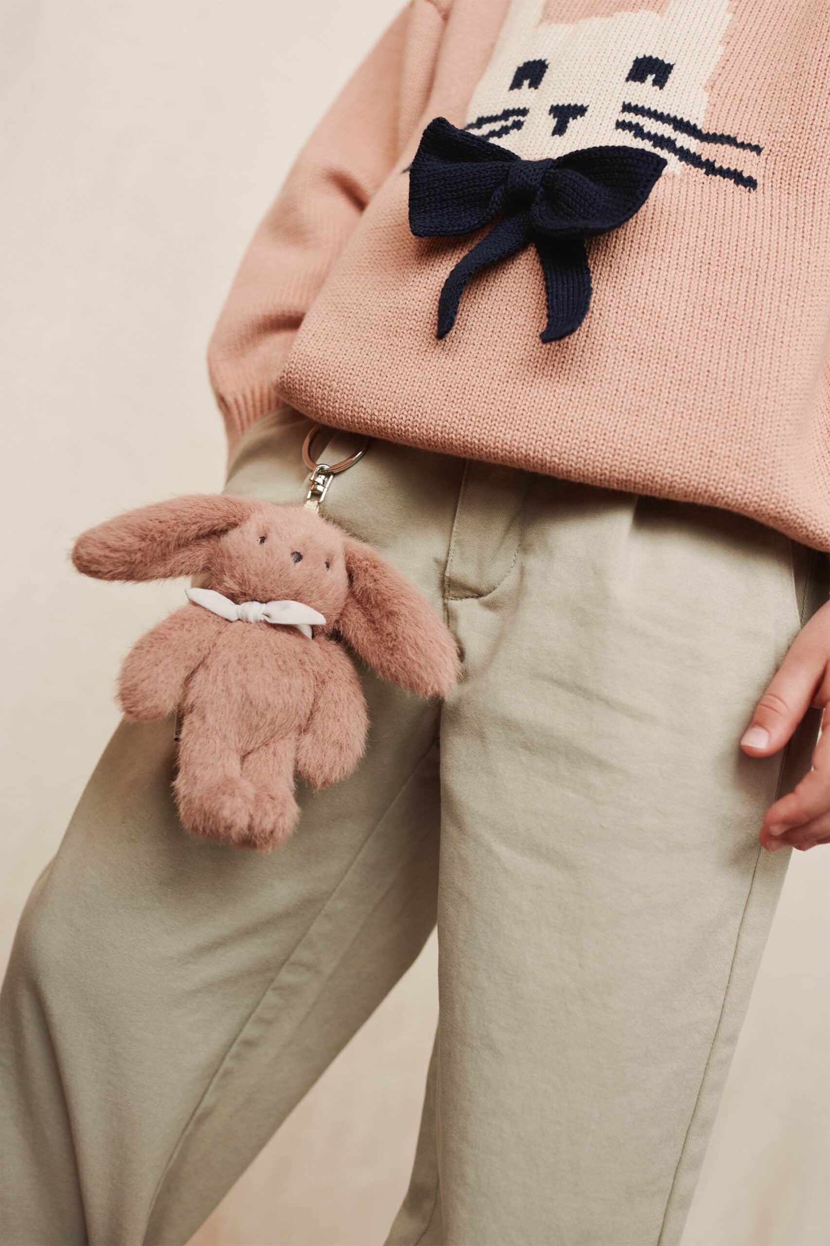 Porte-clés Alfredo le Lapin Rose de Liewood - Ambiance