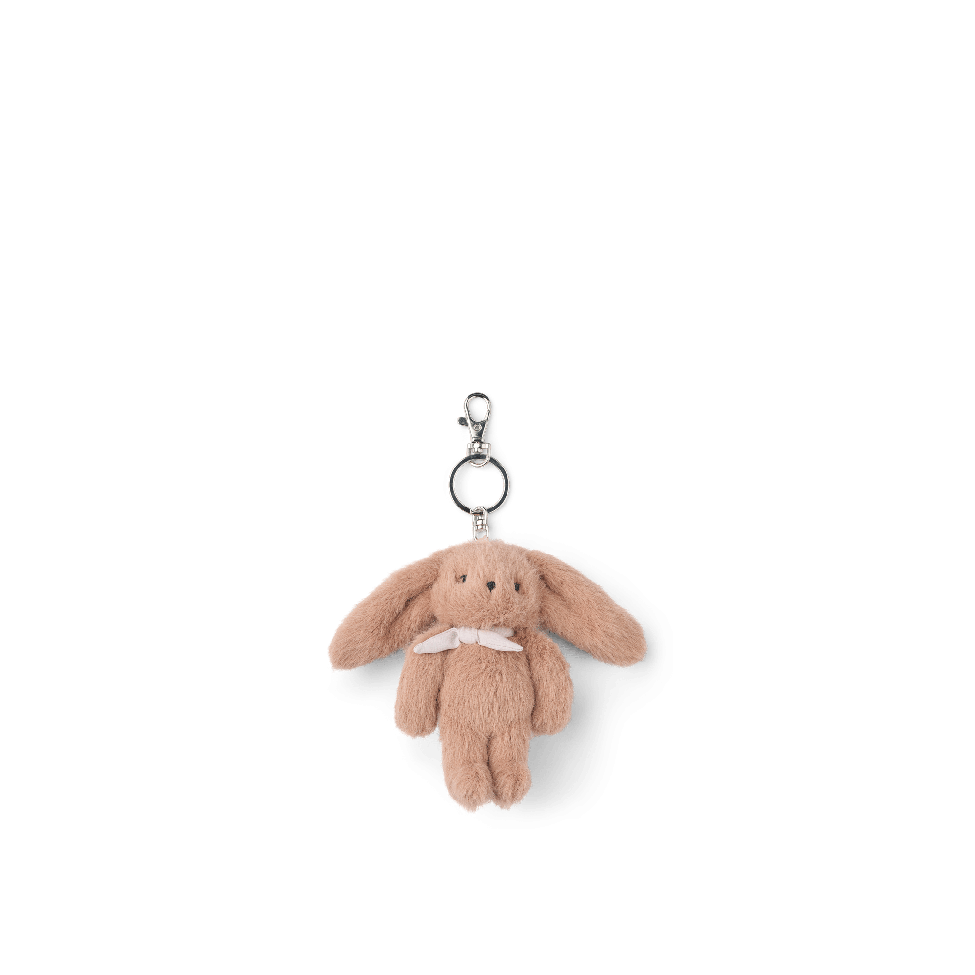 Porte-clés Alfredo le Lapin Rose de Liewood - Vu de face sur fond blanc
