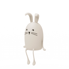 Veilleuse Evex – Lapin – Sandy – Liewood - Vue de face sur fond blanc