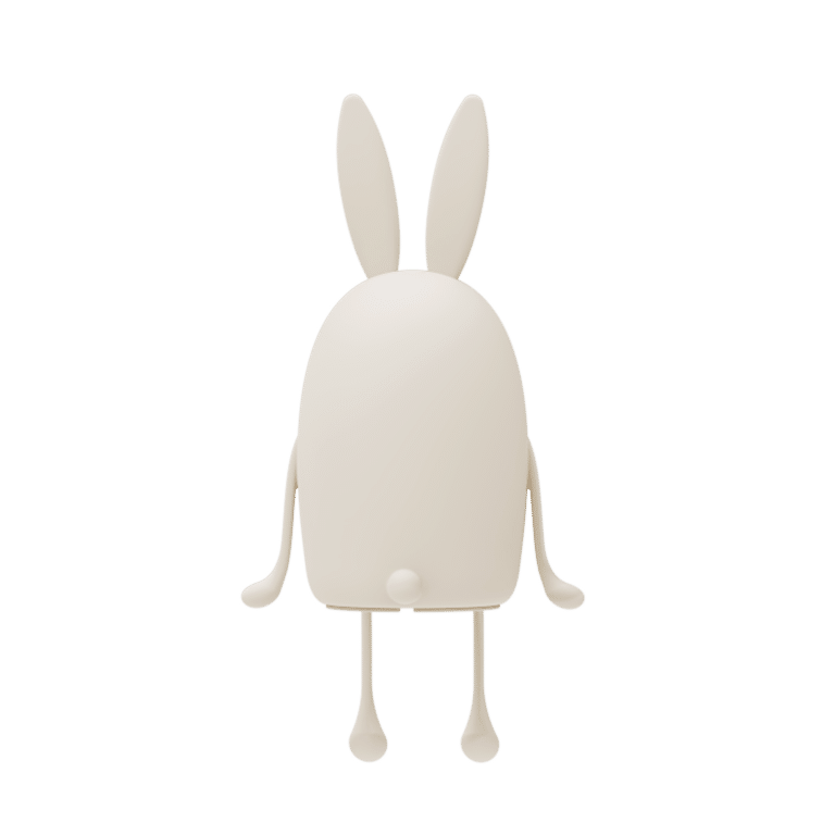 Veilleuse Evex – Lapin – Sandy – Liewood - Vue de dos sur fond blanc