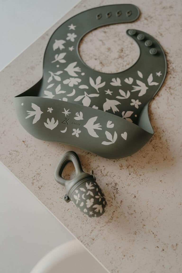 Bavoir en silicone “Birdy” – Zakuw - Ambiance