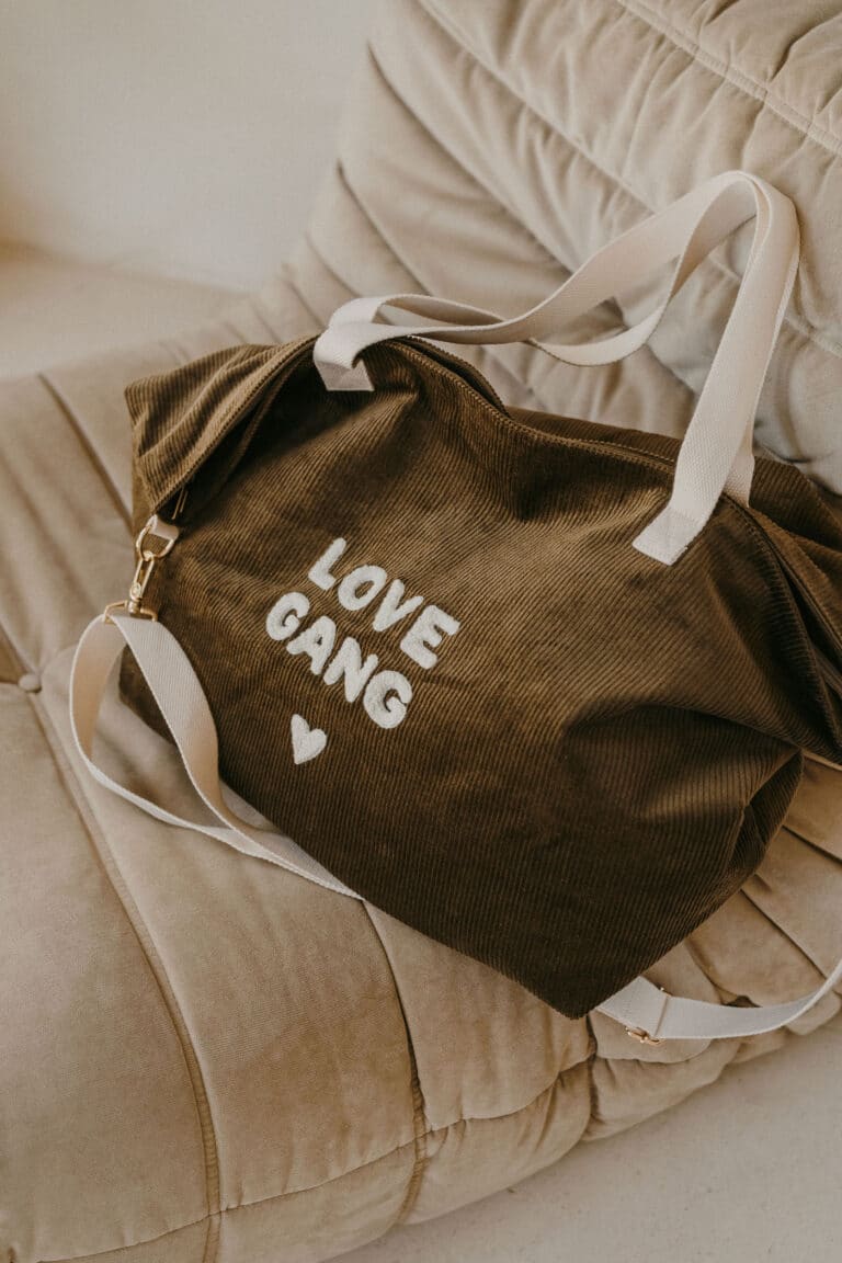 Sac XL Velours "Love Gang" - Zakuw - Ambiance