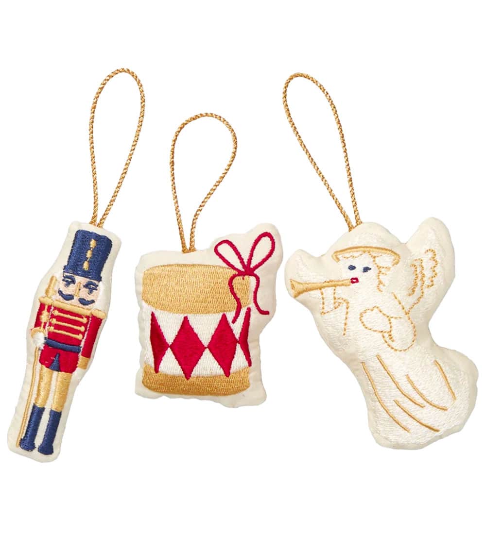 Décorations de sapin – Casse-noisette -  CamCam - Vues de face sur fond blanc