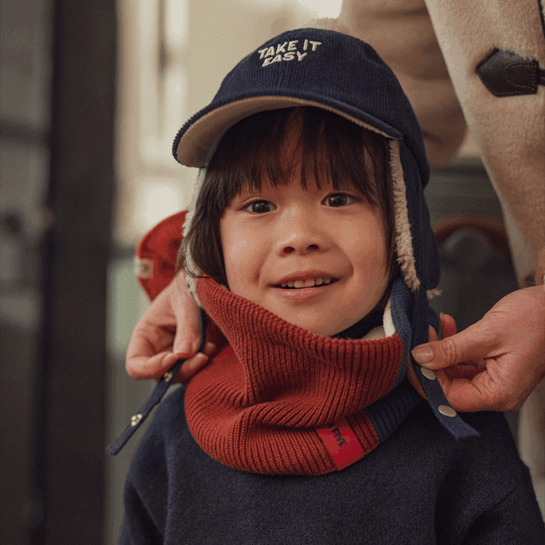 Casquette Chapka Take It Easy - Bleu Marine – Chamaye - Portée
