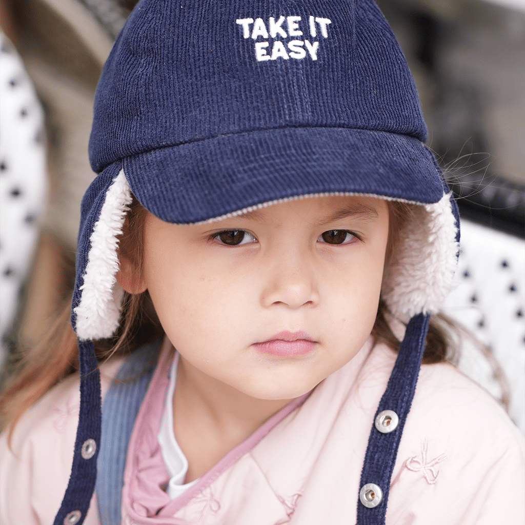 Casquette Chapka Take It Easy - Bleu Marine – Chamaye - Portée