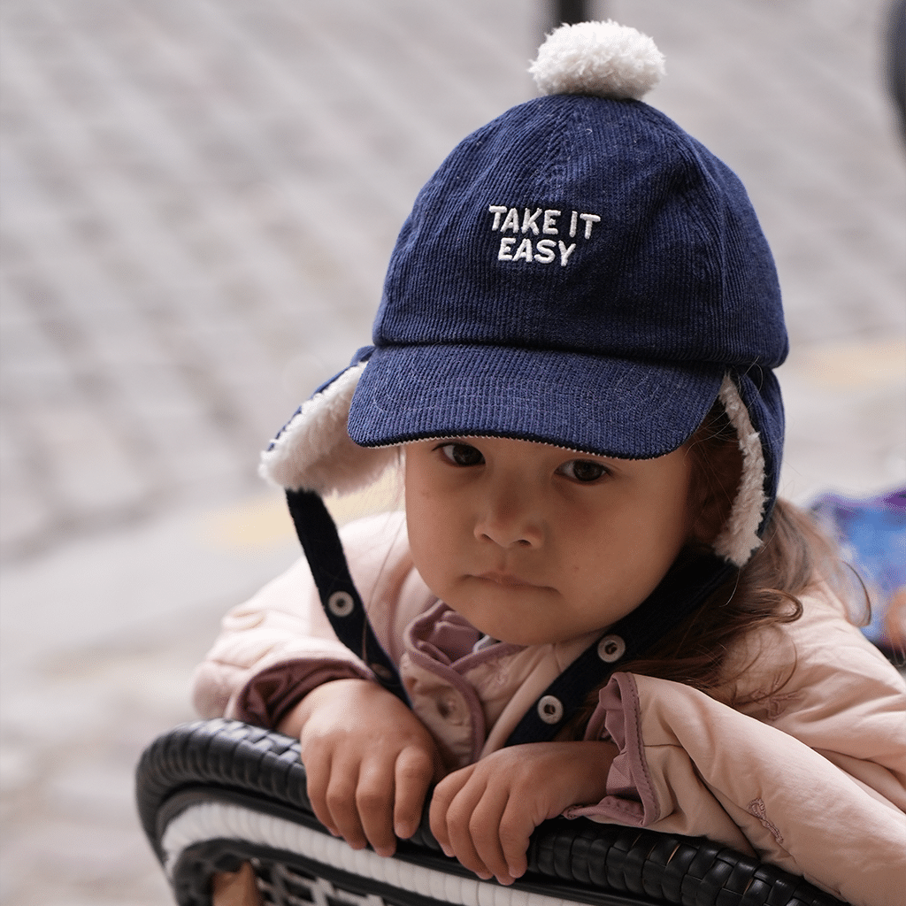 Casquette Chapka Take It Easy - Bleu Marine – Chamaye - Portée