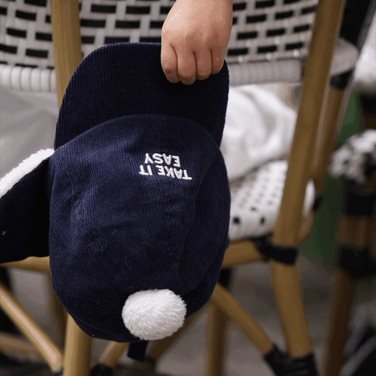 Casquette Chapka Take It Easy - Bleu Marine – Chamaye - Portée