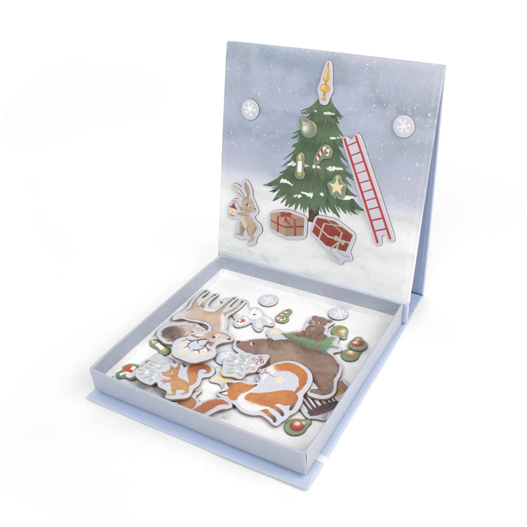 Jeu magnétique - Hiver merveilleux - Filibaba - Vu de face sur fond blanc