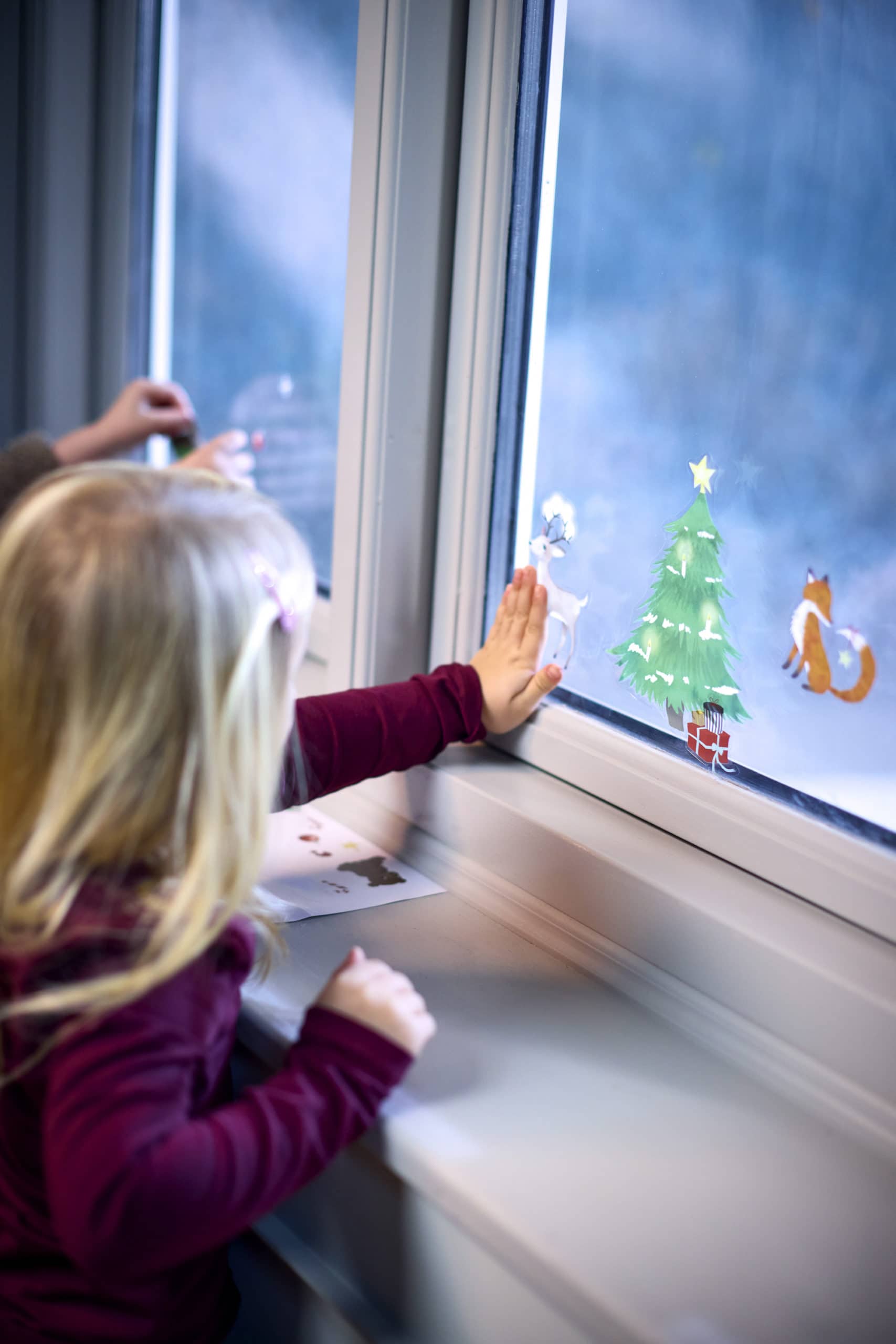 Stickers Fenêtres Hiver Merveilleux – Amis de la Forêt - Filibaba - Ambiance