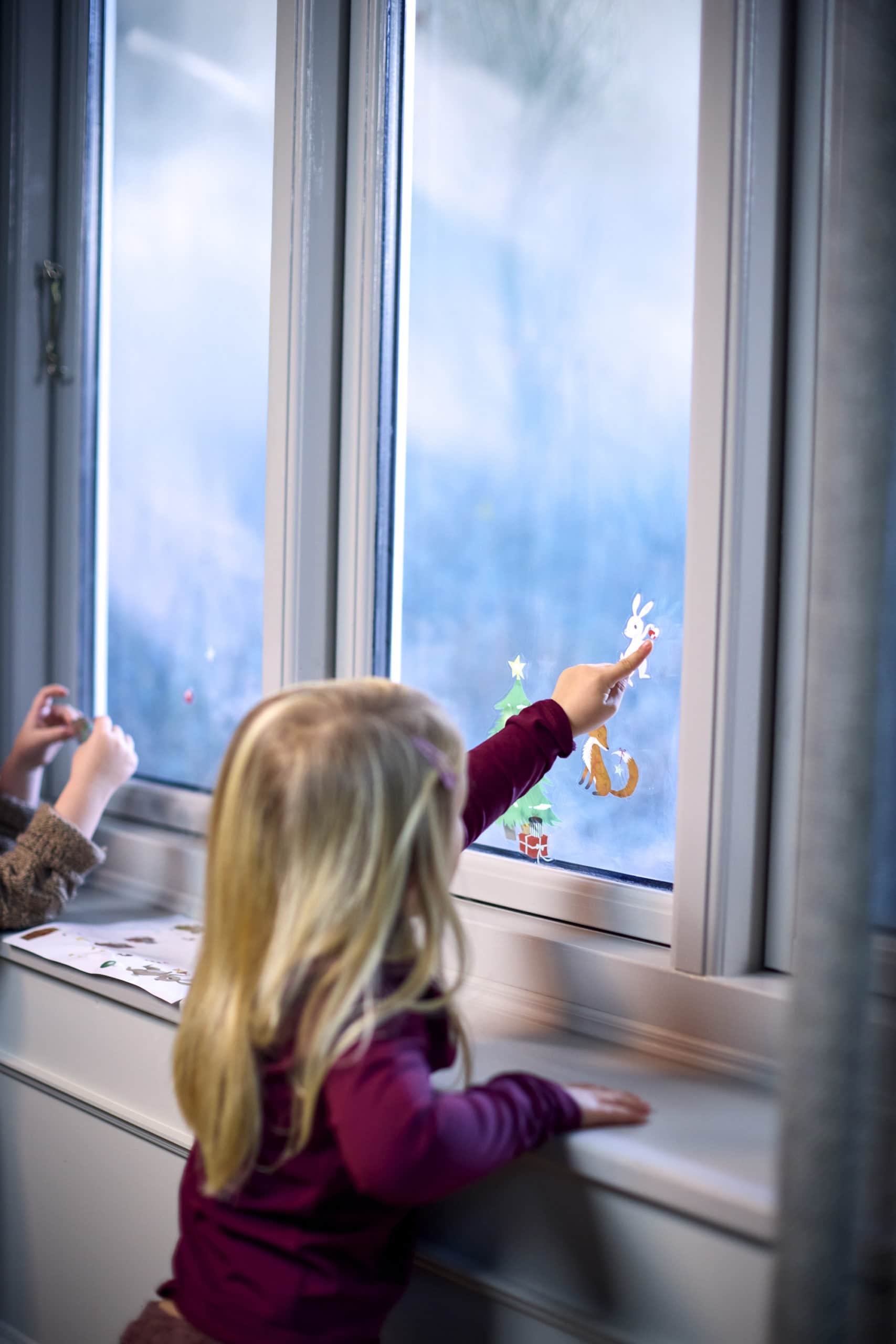 Stickers Fenêtres Hiver Merveilleux – Amis de la Forêt - Filibaba - Ambiance