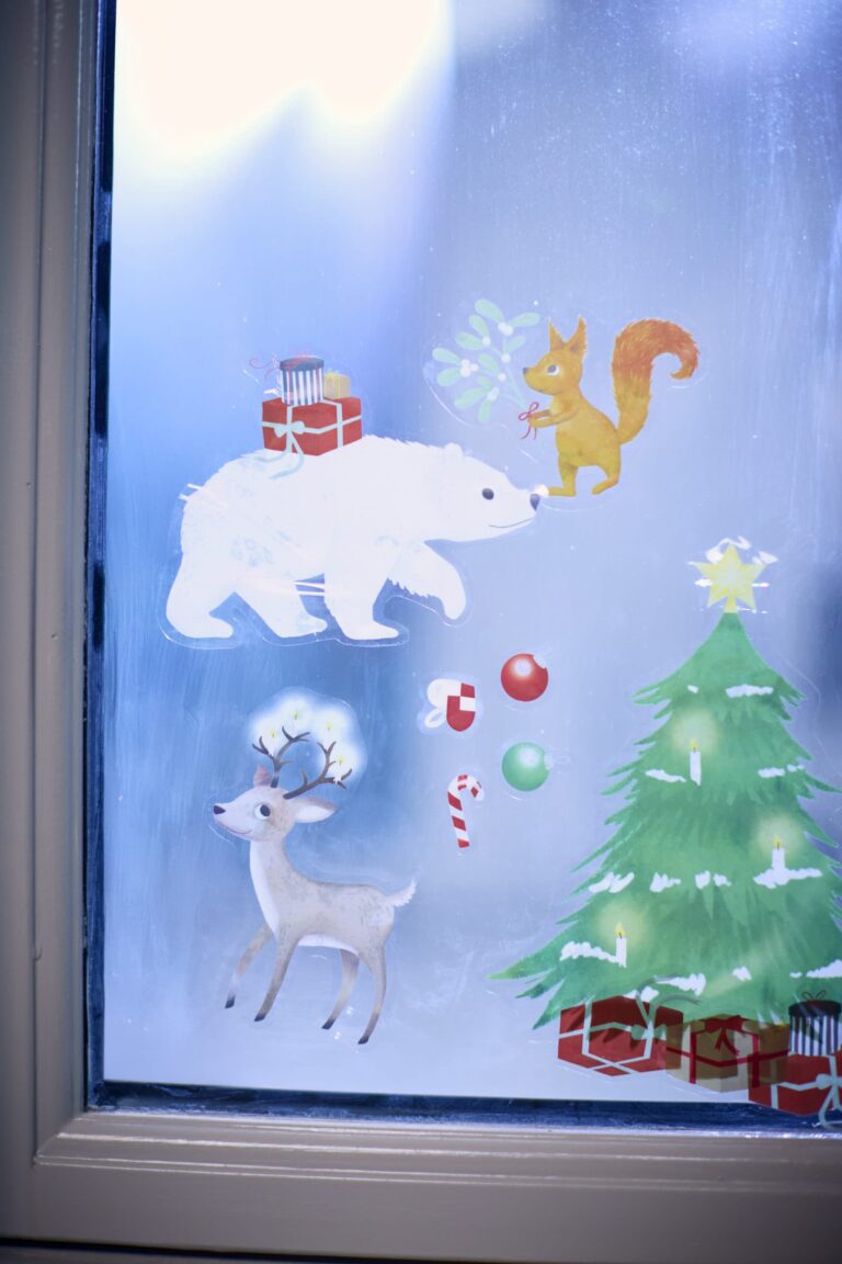 Stickers Fenêtres Hiver Merveilleux – Amis de la Forêt - Filibaba - Ambiance