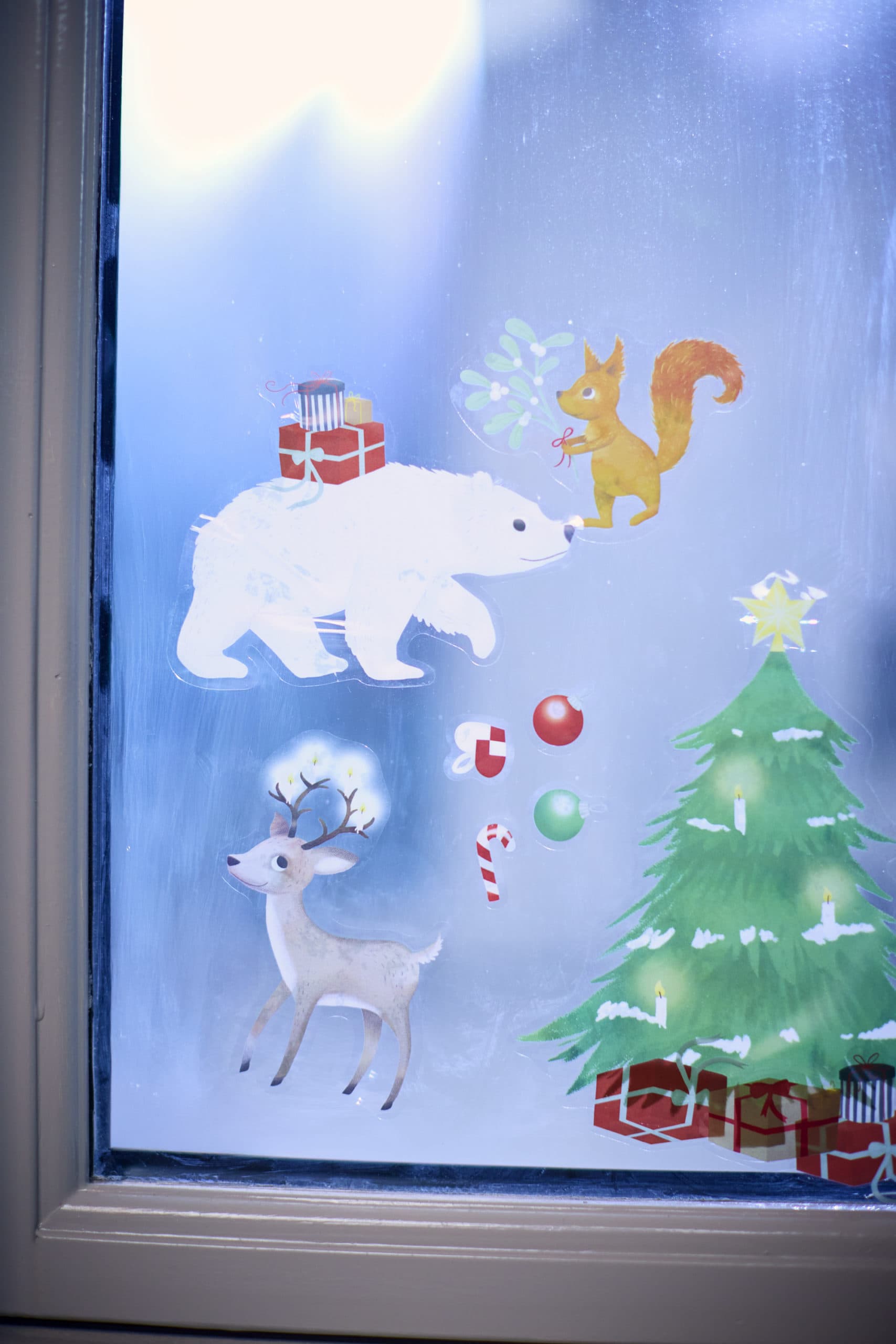 Stickers Fenêtres Hiver Merveilleux – Amis de la Forêt - Filibaba - Ambiance