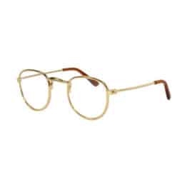 Lunettes de vue pour poupée 28/35 cm – Couleur Gold - Vue de côté sur fond blanc