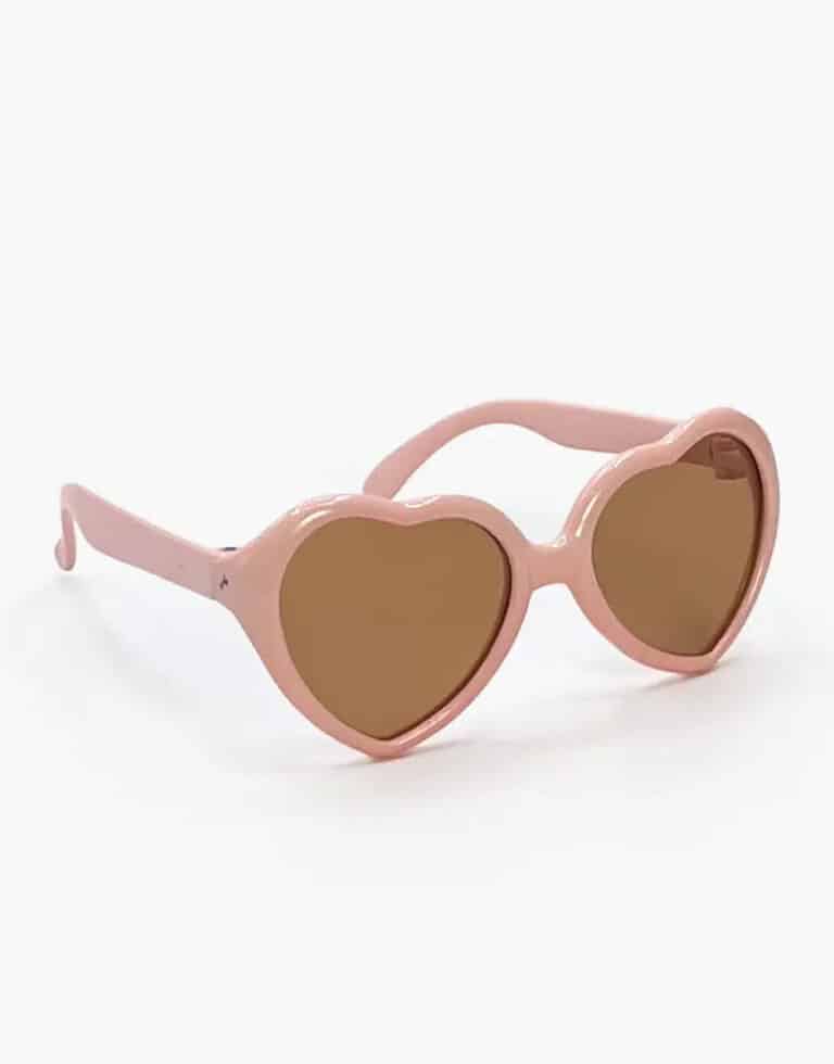 Lunettes de soleil pour poupées rose forme de coeur, poupon enfant, poupée Minikane, idée cadeau petite fille 3 ans, cadeau de Noël